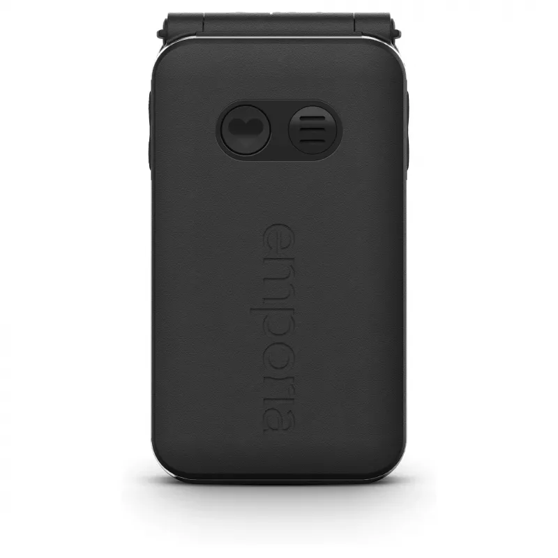 Telemóvel de concha Emporia emporiaJOY V228, 4G LTE, teclas grandes, ecrã TFT de 2,8 polegadas, preto