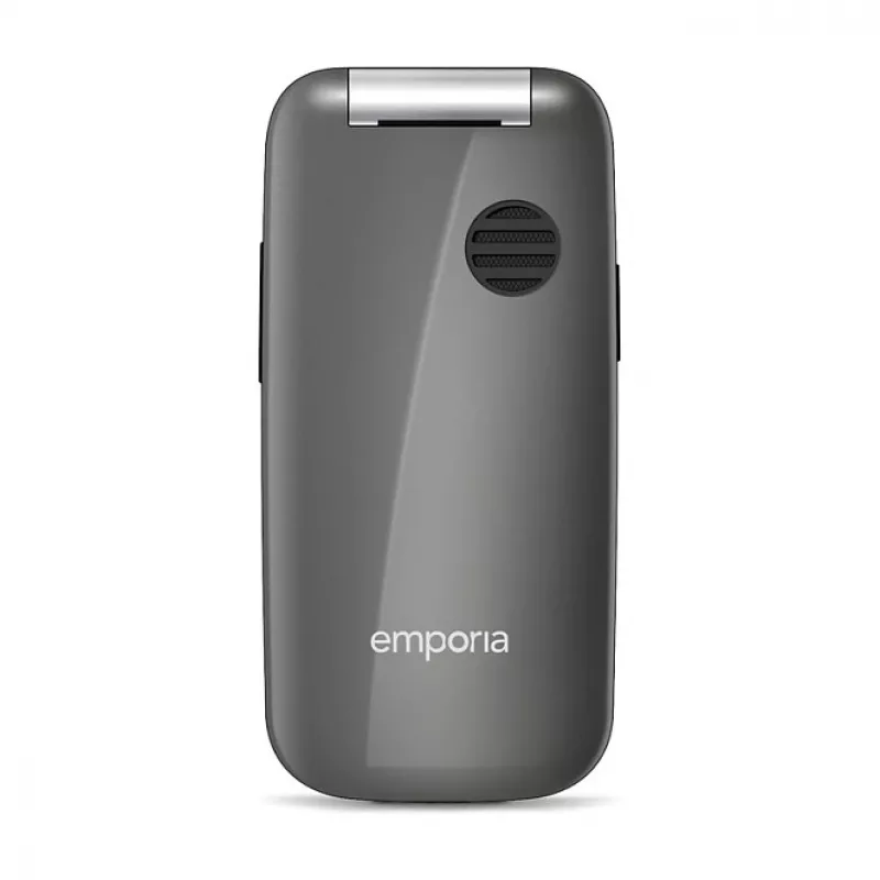 Emporia ONE V200i 2G telemóvel de tampa com teclas grandes, Space Grey/prateado