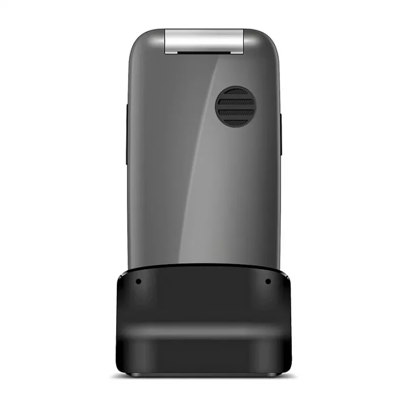 Emporia ONE V200i 2G telemóvel de tampa com teclas grandes, Space Grey/prateado