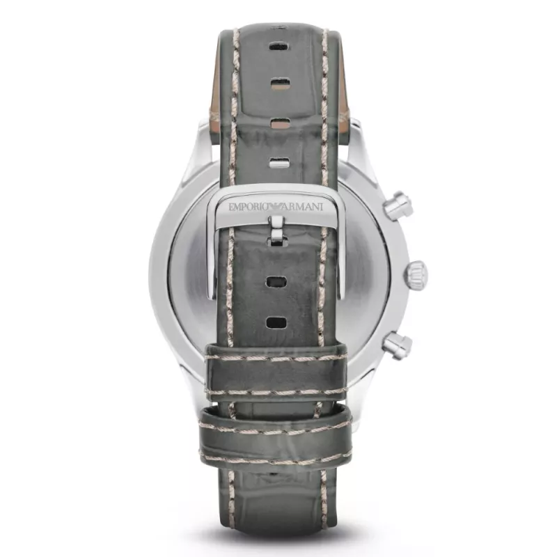 Relógio cronógrafo de homem Emporio Armani AR1861 em aço inoxidável, 43 mm