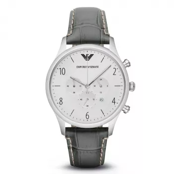 Relógio cronógrafo de homem Emporio Armani AR1861 em aço inoxidável, 43 mm
