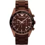 Emporio Armani AR5982 Relógio cronógrafo de homem em aço inoxidável 43mm