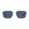 Óculos de sol de homem EMPORIO ARMANI EA2140-304580 preto mate cinzento retangulares