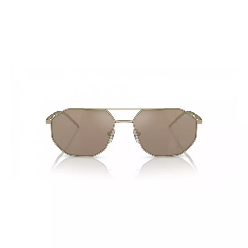 Óculos de sol de homem EMPORIO ARMANI EA2147-30025A preto mate cinzento retangulares