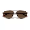 Óculos de sol de homem EMPORIO ARMANI EA2156-300673, preto mate, lentes cinzentas escuras, 59 mm