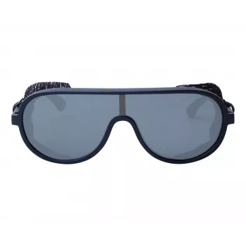 Óculos de sol pilot EMPORIO ARMANI EA4166Z58726G pretos mate com lentes cinzentas espelhadas