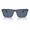 Óculos de sol retangulares EMPORIO ARMANI EA4219-576380 para homem - armação preta mate, lentes cinzentas, 57 mm