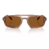 Óculos de sol para homem EMPORIO ARMANI EA4240U620373 - armação preta mate, lentes cinzento-escuro, 53 mm