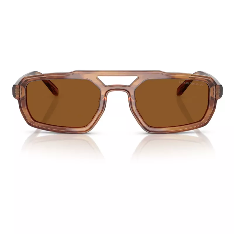Óculos de sol para homem EMPORIO ARMANI EA4240U620373 - armação preta mate, lentes cinzento-escuro, 53 mm