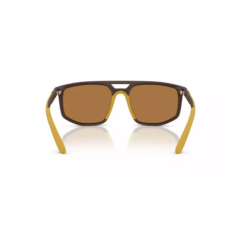 Óculos de sol Emporio Armani EA4248U62586H homem preto mate cinzento espelhado prateado 58mm
