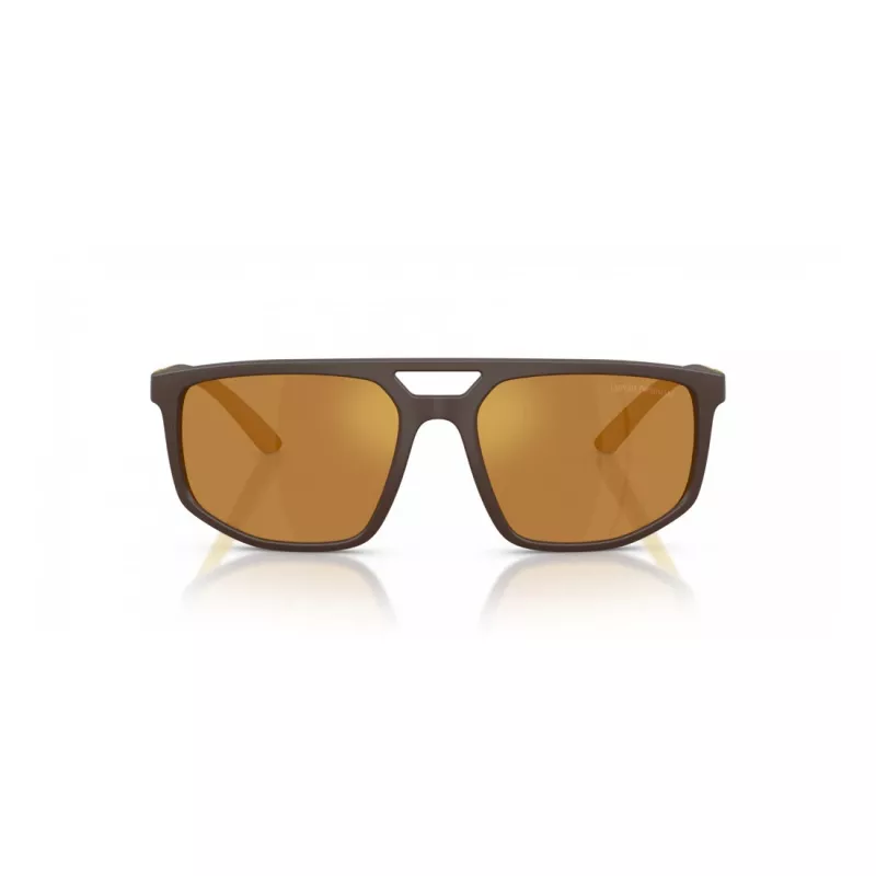Óculos de sol Emporio Armani EA4248U62586H homem preto mate cinzento espelhado prateado 58mm