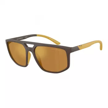 Óculos de sol Emporio Armani EA4248U62586H homem preto mate cinzento espelhado prateado 58mm
