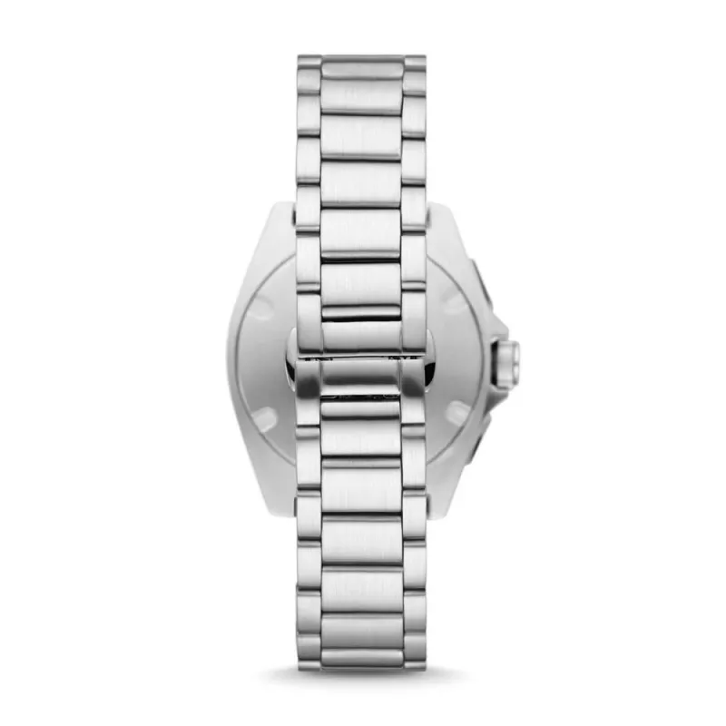Relógio de quartzo Emporio Armani Luigi para homem AR11411 41mm mostrador preto bracelete de pele