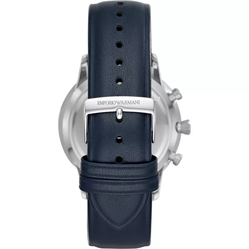 Relógio cronógrafo de homem Emporio Armani Luigi aço inoxidável mesh AR11226