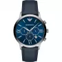 Relógio cronógrafo de homem Emporio Armani Luigi aço inoxidável mesh AR11226