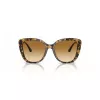 Óculos de sol cat-eye de mulher EMPORIO ARMANI EA4214U60593B com armação castanha transparente e lentes castanhas degradê 54/18/140 mm