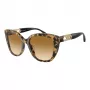 Óculos de sol cat-eye de mulher EMPORIO ARMANI EA4214U60593B com armação castanha transparente e lentes castanhas degradê 54/18/140 mm