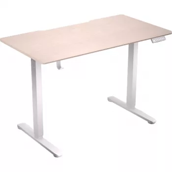 ENDORFY Atlas S secretária elétrica de altura ajustável madeira clara 120x60 cm