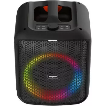 ENERGIZER Altifalante Bluetooth Portátil 20W RGB LED Rádio FM 6000mAh Preto