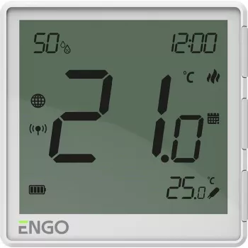 ENGO Controls EONE-BATW Branco Termostato de ambiente sem fios ZigBee