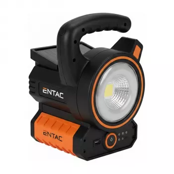 Lâmpada de trabalho LED solar ENTAC com powerbank
