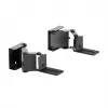 EOF Maclean MC-177 Suporte de parede para soundbar, aço, preto, inclinação +8° a -8°, máx. 10 kg