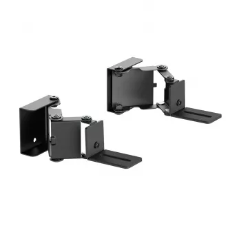 EOF Maclean MC-177 Suporte de parede para soundbar, aço, preto, inclinação +8° a -8°, máx. 10 kg