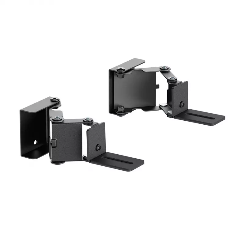 EOF Maclean MC-177 Suporte de parede para soundbar, aço, preto, inclinação +8° a -8°, máx. 10 kg