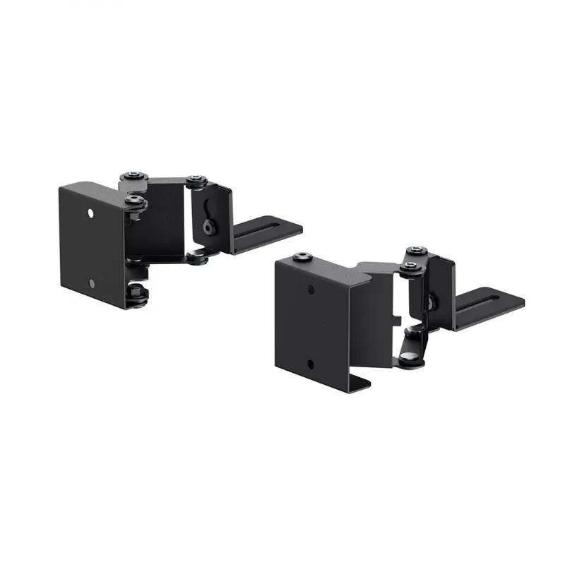 EOF Maclean MC-177 Suporte de parede para soundbar, aço, preto, inclinação +8° a -8°, máx. 10 kg