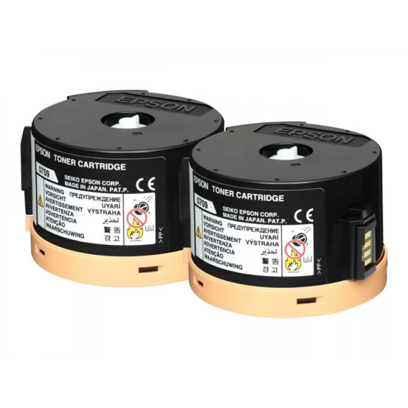 Epson 0710 - pack de 2 - Alta capacidade - Preto