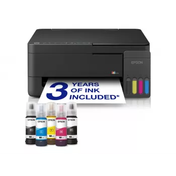 Epson EcoTank L3350 Impressora multifunções a cores de jato de tinta A4 Wi-Fi Preto