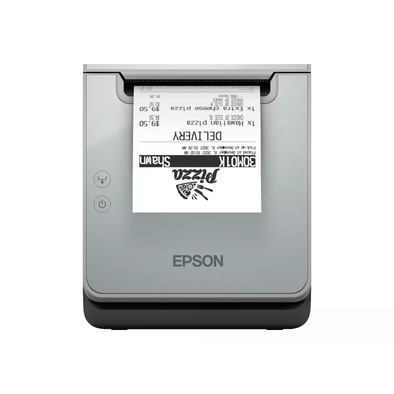 Impressora de etiquetas térmica direta Epson TM-L100 (103A0) - USB, Ethernet, série, linerless, PS, UK