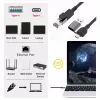 EQUIP 133101 adaptador USB-C e USB-A para RJ45 Gigabit Ethernet, preto