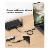 EQUIP 133101 adaptador USB-C e USB-A para RJ45 Gigabit Ethernet, preto