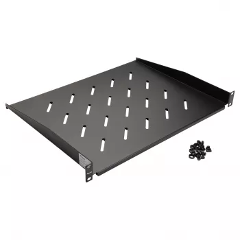Equip Prateleira fixa para rack 19 polegadas 1U 350 mm preto para racks de servidor