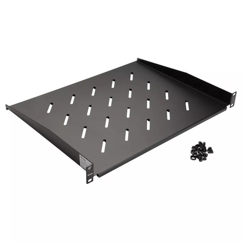 Equip Prateleira fixa para rack 19 polegadas 1U 350 mm preto para racks de servidor