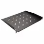 Equip Prateleira fixa para rack 19 polegadas 1U 350 mm preto para racks de servidor