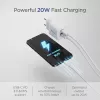 Equip Carregador de parede GaN de 2 portas USB-C PD3.0/USB-A 20W, Branco, embalagem de 25 unidades