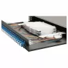 Caixa de fusão de fibra ótica Equip 24 portas, LC Duplex, OS2, 1U, equipada, preto