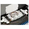 Caixa de fusão de fibra ótica Equip 24 portas, LC Duplex, OS2, 1U, equipada, preto