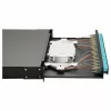 Equip Caixa de Fusão de Fibra Ótica 24 Portas, SC Duplex, OM3, 1U, equipada, Preto