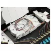 Equip Caixa de Fusão de Fibra Ótica 24 Portas, SC Duplex, OM3, 1U, equipada, Preto