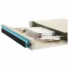 Equip caixa de fusão de fibra ótica 24 portas, SC Duplex, OM3, 1U, totalmente equipada, cinzento