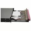 Equip Caixa de fusão de fibra ótica 24 portas, SC Duplex, OM4, 1U, equipada, preto