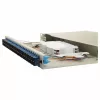Equip caixa de fusão de fibra ótica de 24 portas, SC duplex, OS2, 1U, equipada, cinzento