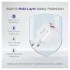 Equip 245526 Carregador de Parede USB-C PD3.0 / USB-A GaN 20W com 2 Portas, Branco