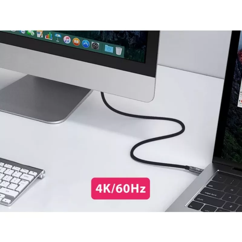 EQUIP 578203 Cabo ótico ativo USB-C para USB-C 7,5 m 4K@60Hz 10Gbit/s PD 60 W preto