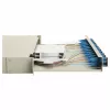 Caixa de fusão de fibra ótica Equip 591911 12 portas SC duplex, OS2, 1U, totalmente equipada, cinzento