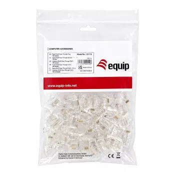 Equip Ficha de campo Cat.6A RJ45 blindada sem ferramentas (pack de 100)