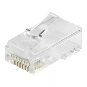 Equip Kit de conetores Cat6 RJ45 UTP não blindado (100 unid.) - transparente